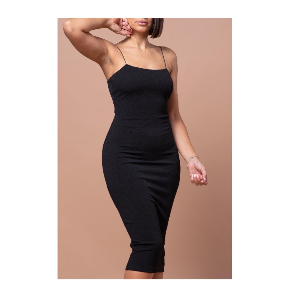 🖤 Black bodycon midi dress/Carolina Dress 🖤